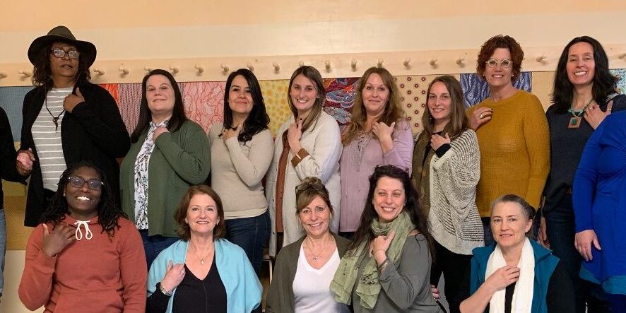 Class photo from an EFT Level 1 and 2 Course, Woodbury, CT, US